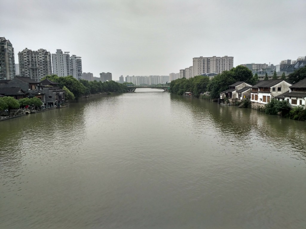 A lovely view from the pedestrian bridge over the Grand Canal.