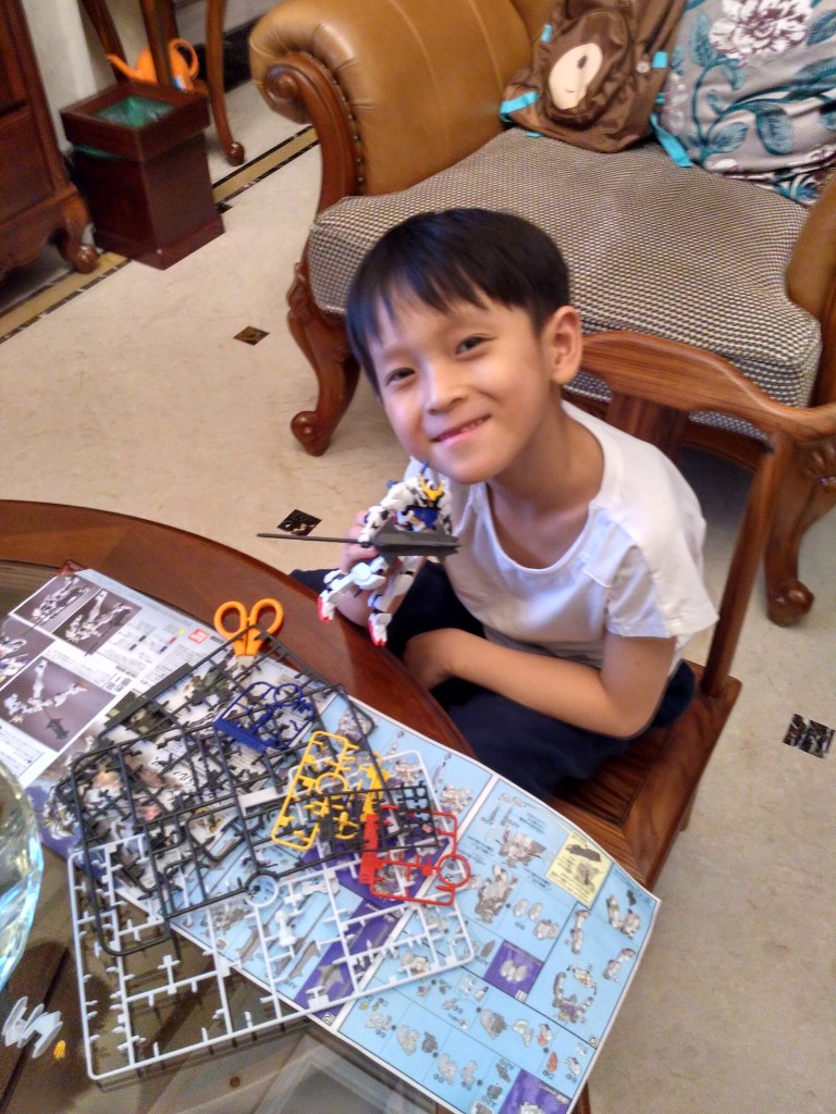 Look at all those parts and instructions!  Yikes!