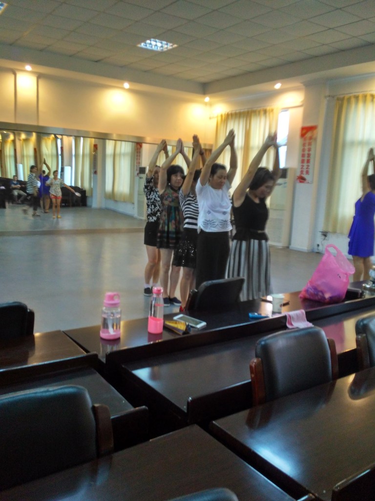 Dance practice in action!