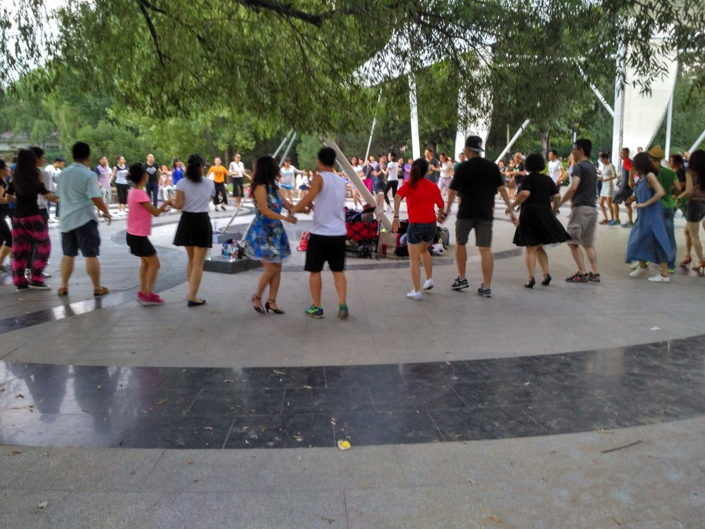 Salsa dance in the plaza (I've seen every kind of dancing now, surely!)