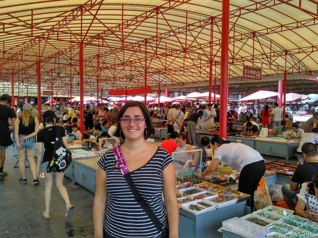 The market is huge!  Use my new friend Agata for scale.