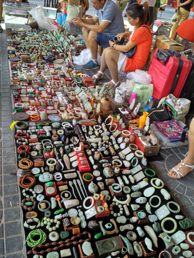 Bargain for trinkets big or small at this outdoor market.