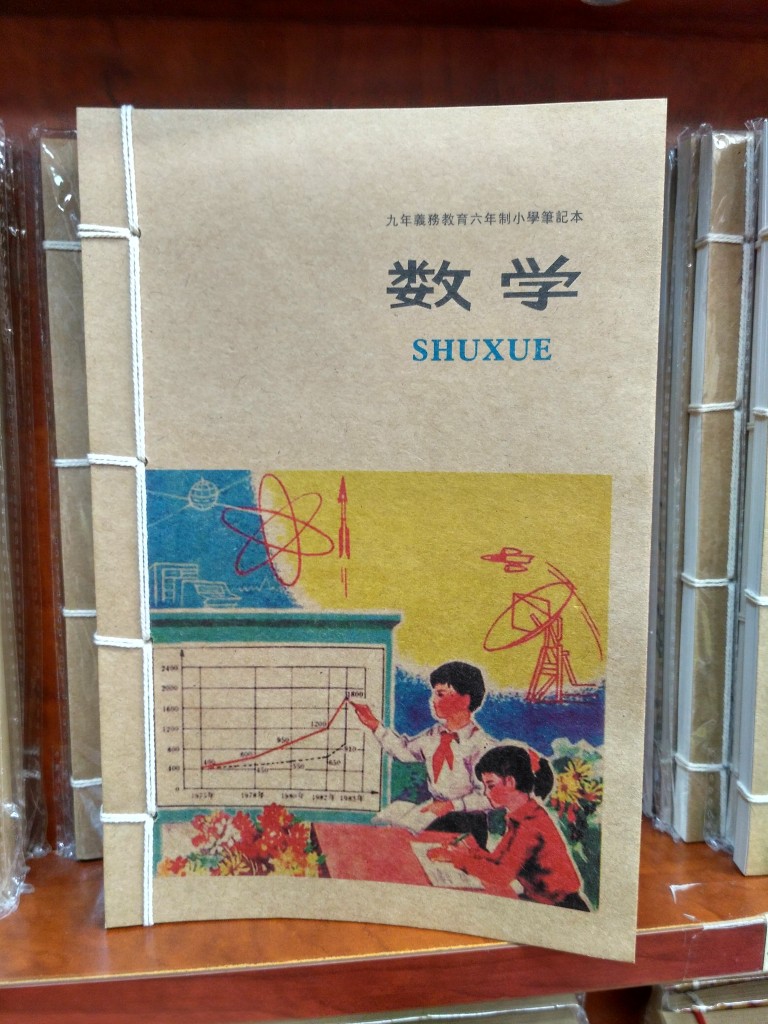 A simple notebook printed as an old-style Chinese math book.  One of the many things I resisted buying.