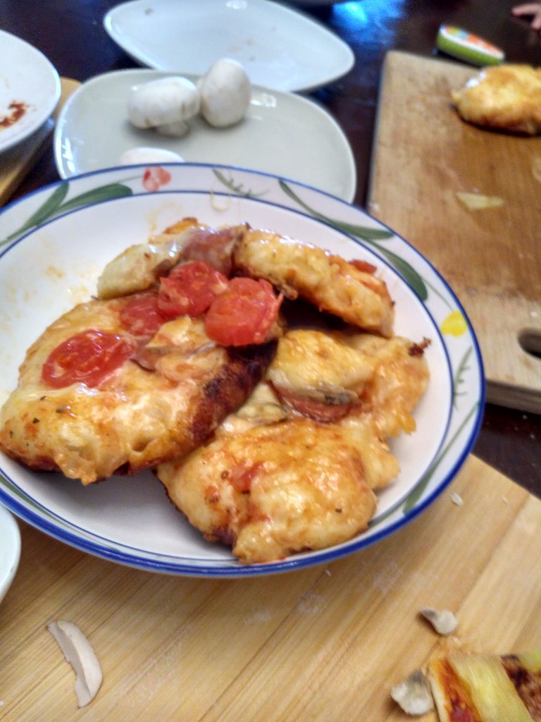 pan-fried pizza... good save!