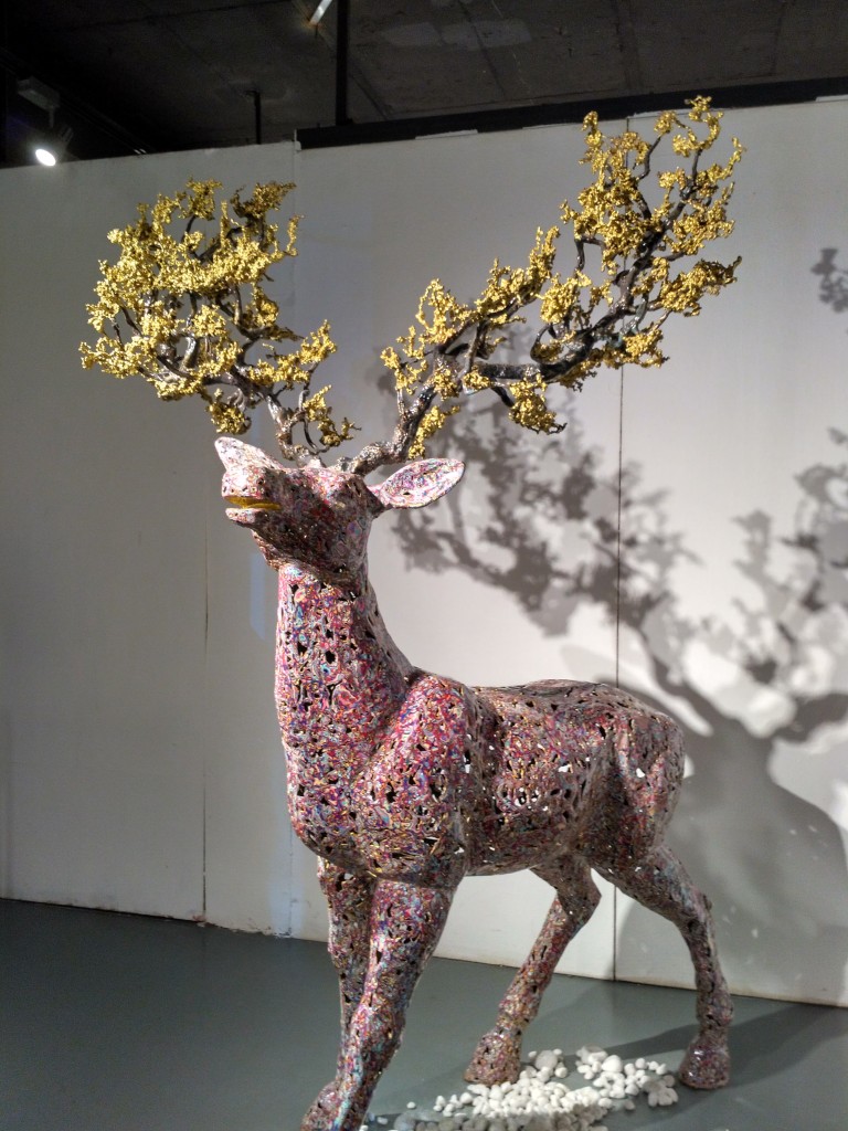 It's an entire deer made out of the stuff!