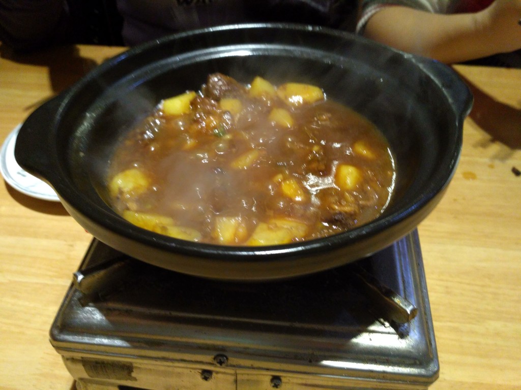 Ah, yes. The comfort of beef and potatoes on a cold day transcends cultures!